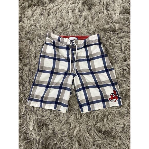 Vintage Cleveland Indians Guardians Mens Swim Trunks Board Shorts Carl Banks L - Picture 1 of 6